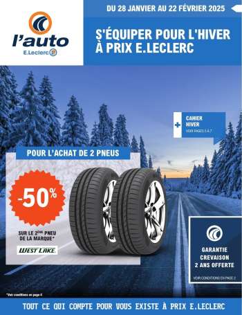 Catalogue E.Leclerc - 28/01/2025 - 22/02/2025.