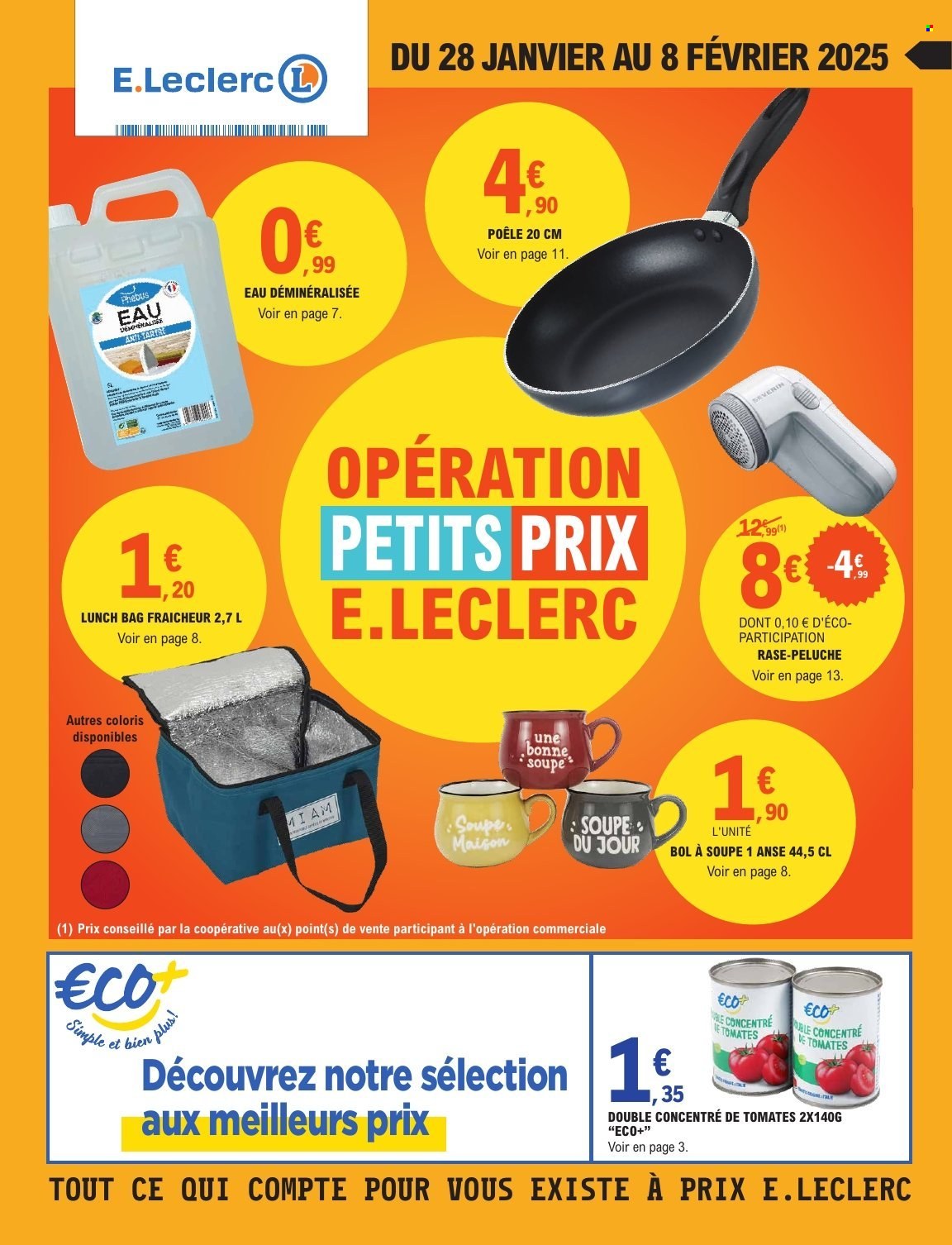 Catalogue E.Leclerc - 28/01/2025 - 08/02/2025. Page 1
