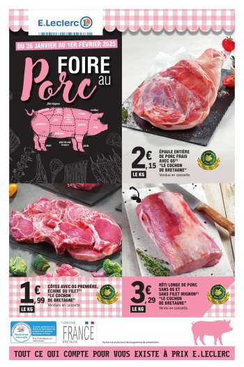 Catalogue E.Leclerc - 28/01/2025 - 01/02/2025.