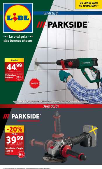 Catalogue Lidl - 27/01/2025 - 30/01/2025.