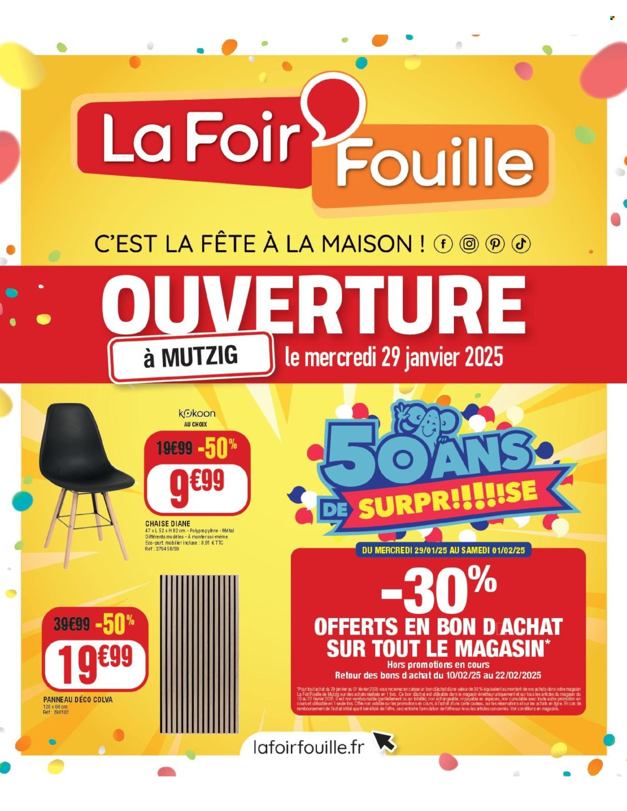 Catalogue La Foir'Fouille - 29/01/2025 - 08/02/2025. Page 1
