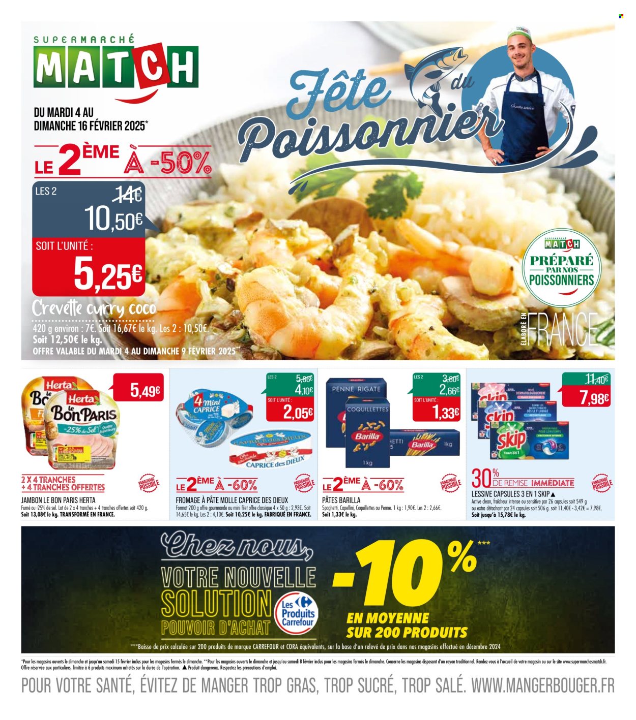 Catalogue Supermarché Match - 04/02/2025 - 16/02/2025. Page 1