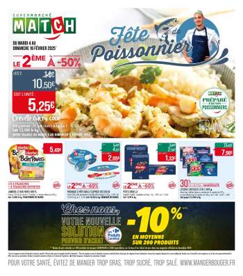 Catalogue Supermarché Match - 04/02/2025 - 16/02/2025.