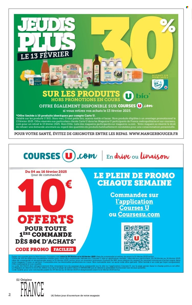 Catalogue SUPER U - 04/02/2025 - 16/02/2025. Page 2