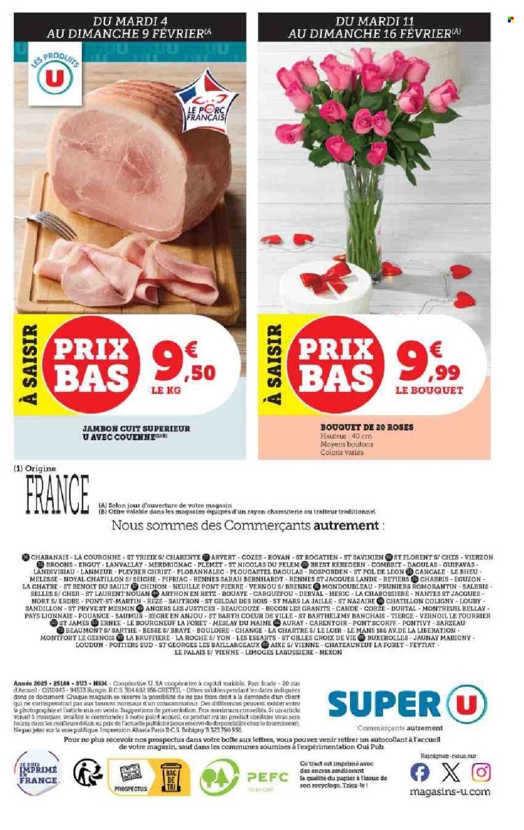 Catalogue SUPER U - 04/02/2025 - 16/02/2025. Page 28