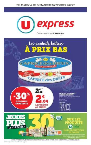 Catalogue U express - 04/02/2025 - 16/02/2025.