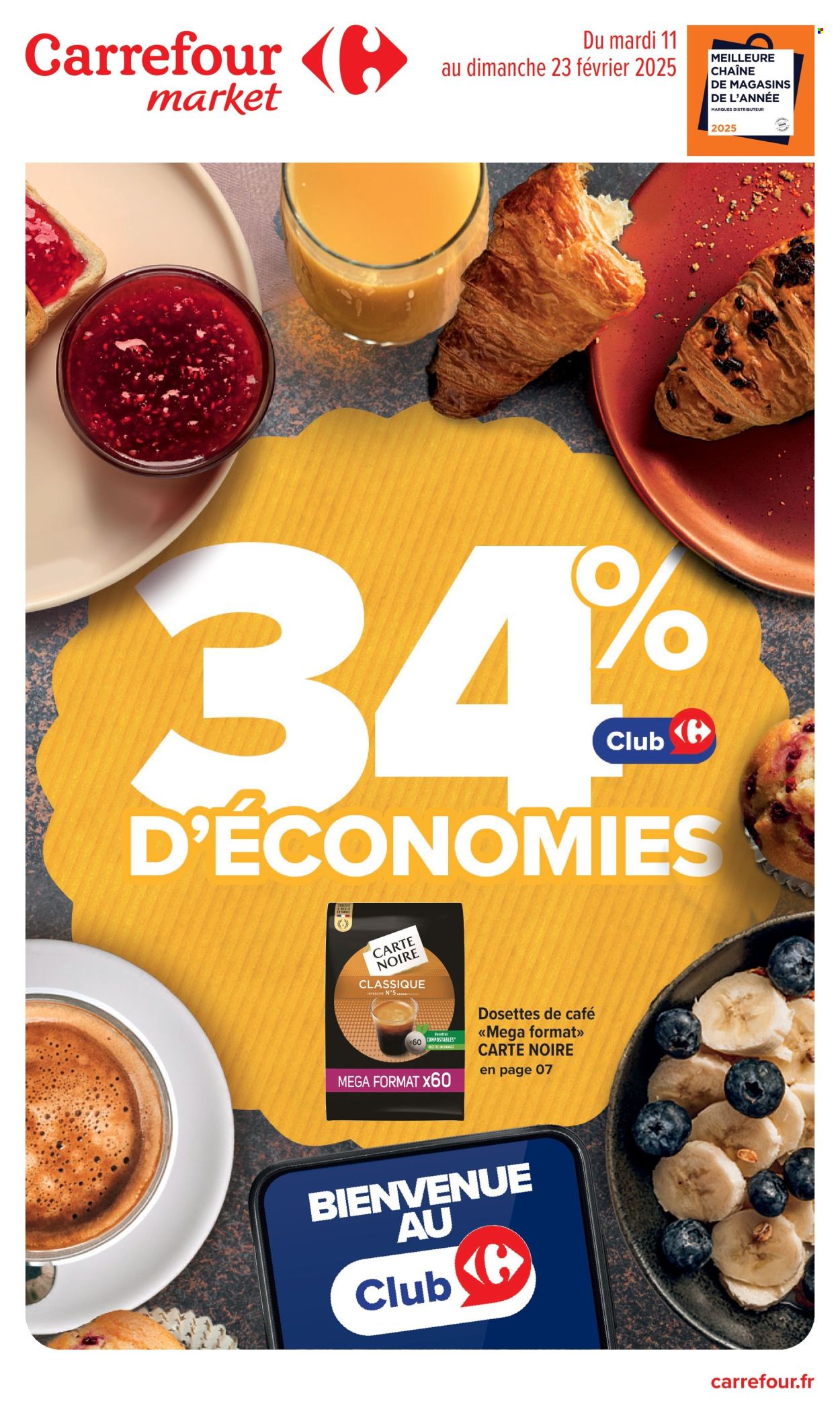 Catalogue Carrefour Market - 11/02/2025 - 23/02/2025. Page 1
