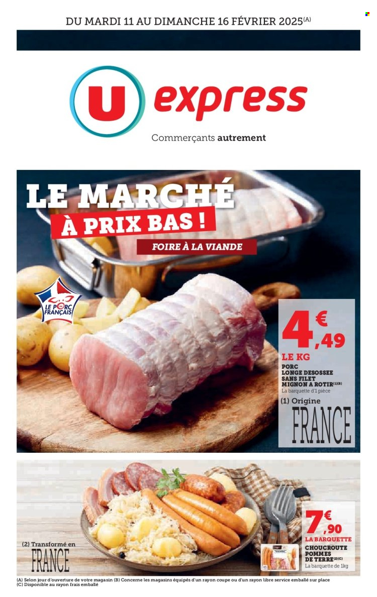 Catalogue U express - 11/02/2025 - 16/02/2025. Page 1