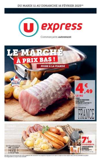 Catalogue U express - 11/02/2025 - 16/02/2025.