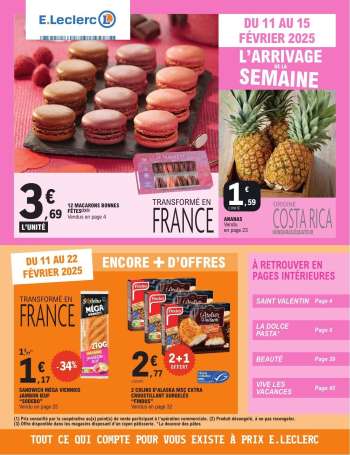 Catalogue E.Leclerc - 11/02/2025 - 22/02/2025.