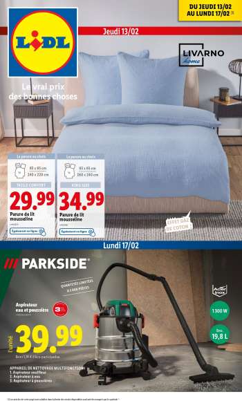 Catalogue Lidl - 13/02/2025 - 17/02/2025.