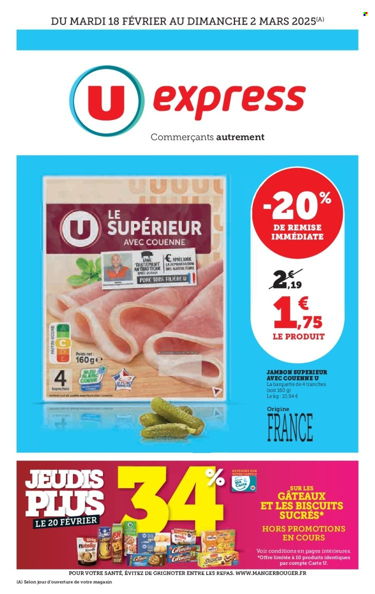 Catalogue U express - 18/02/2025 - 02/03/2025. Page 1