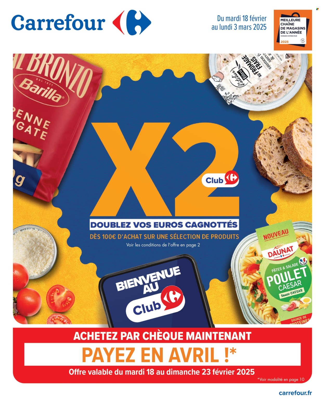 Catalogue Carrefour Hypermarchés - 18/02/2025 - 03/03/2025. Page 1