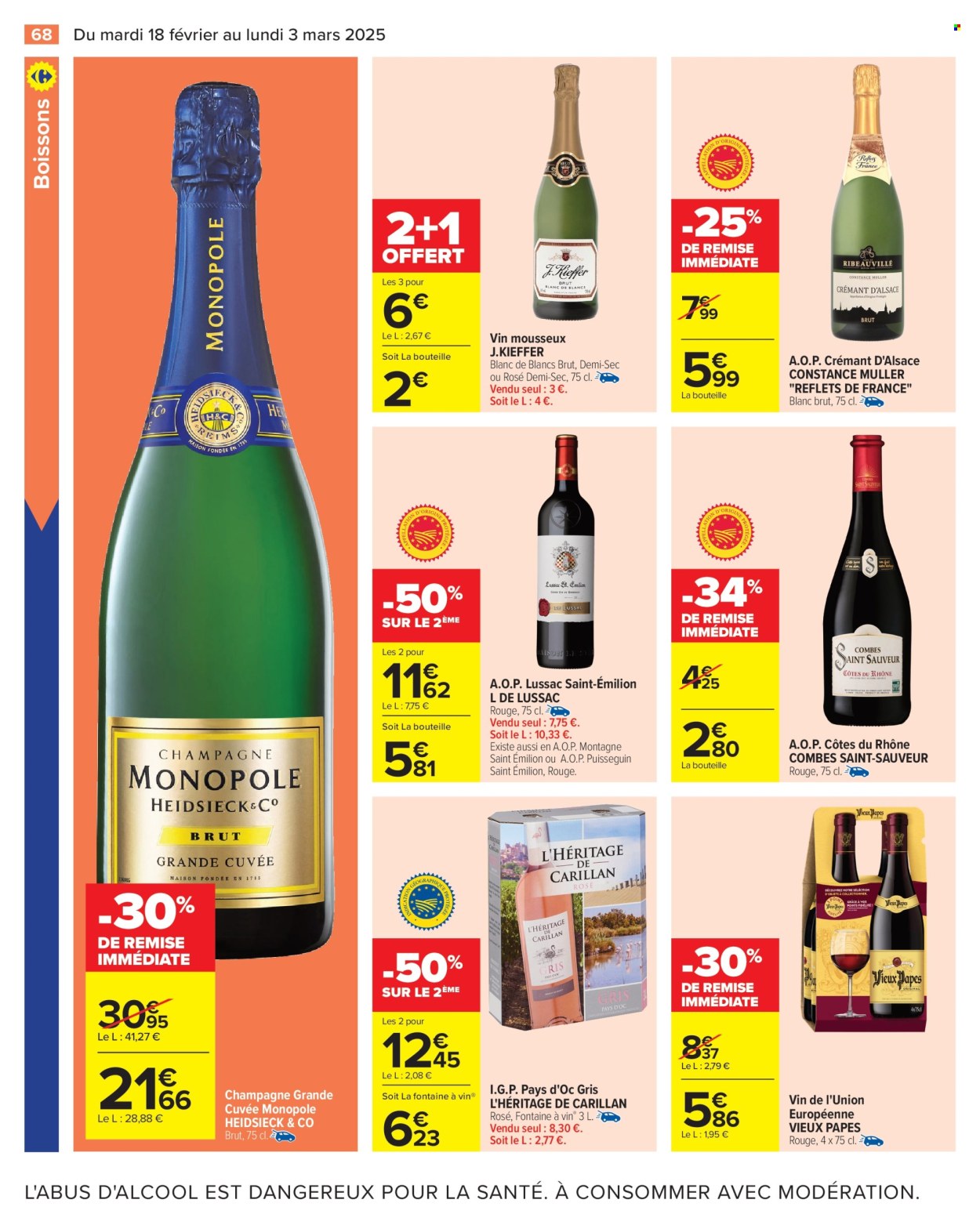 Catalogue Carrefour Hypermarchés - 18/02/2025 - 03/03/2025. Page 70