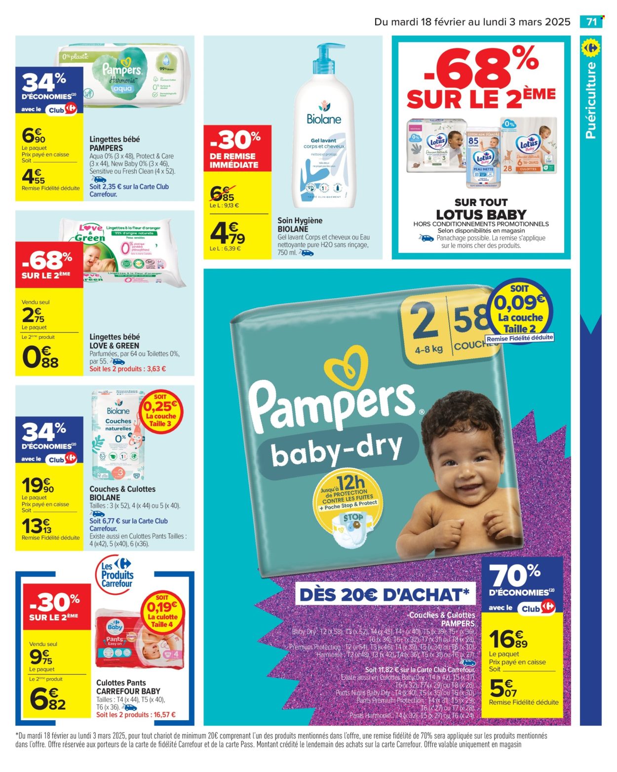 Catalogue Carrefour Hypermarchés - 18/02/2025 - 03/03/2025. Page 73