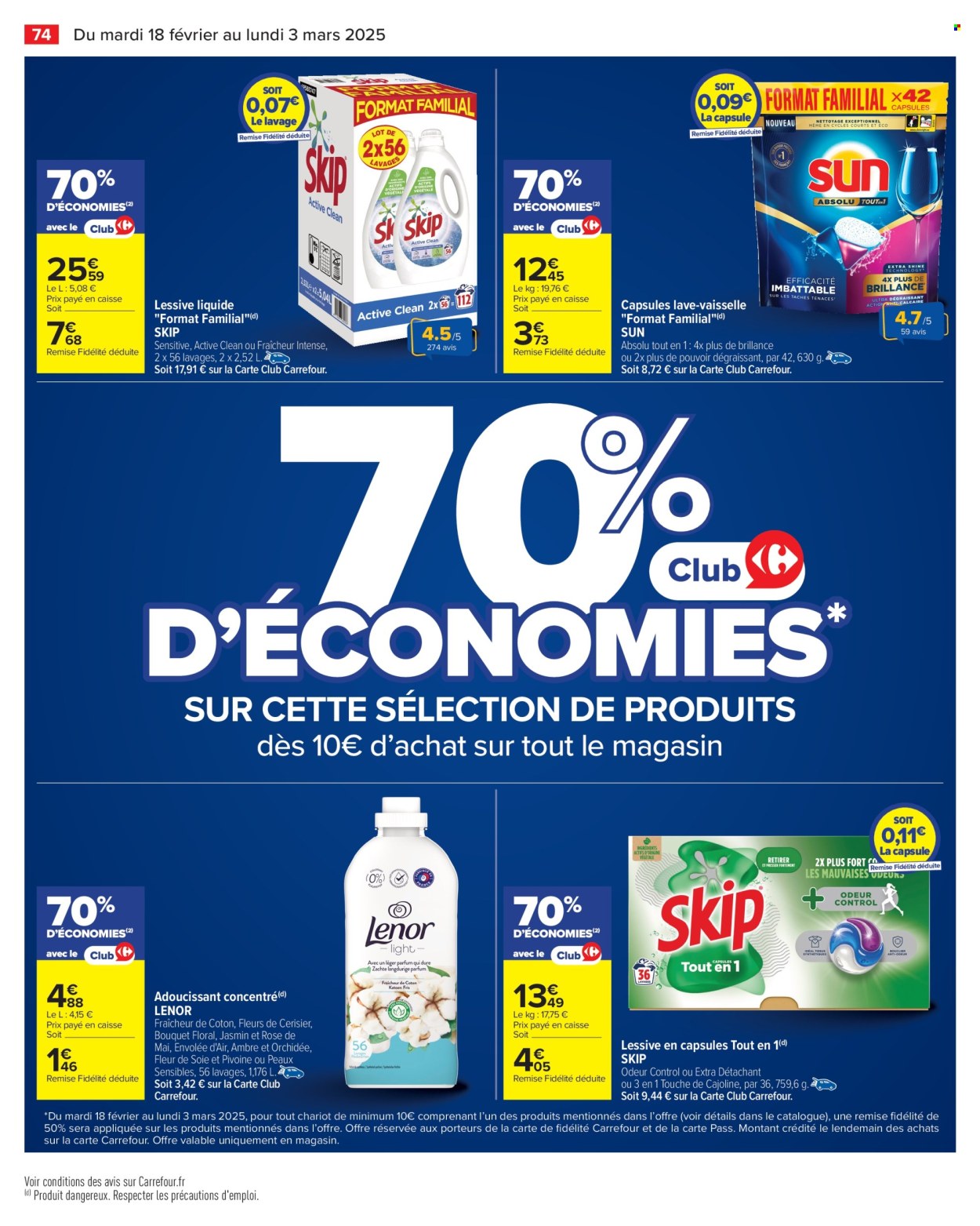 Catalogue Carrefour Hypermarchés - 18/02/2025 - 03/03/2025. Page 76