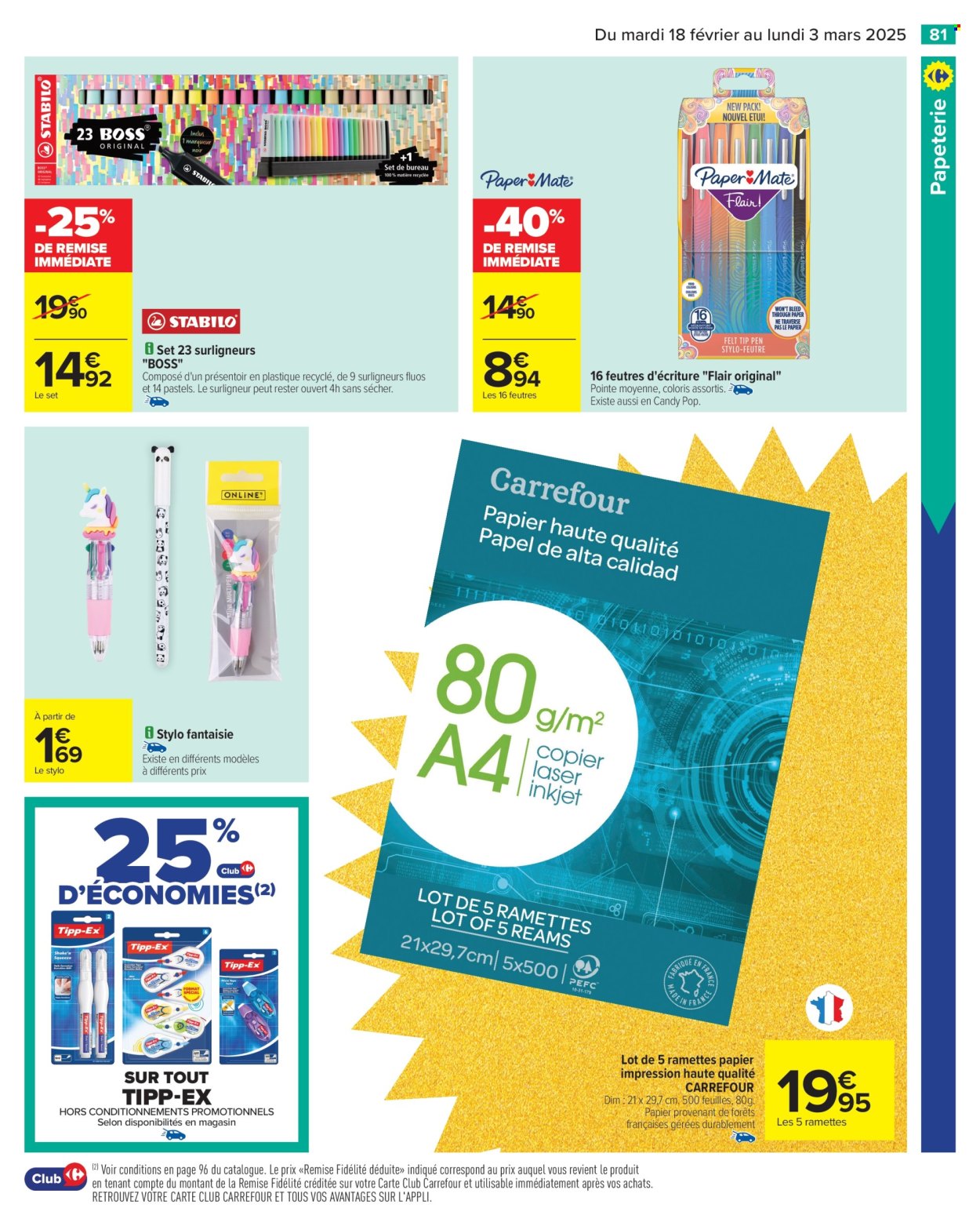 Catalogue Carrefour Hypermarchés - 18/02/2025 - 03/03/2025. Page 83