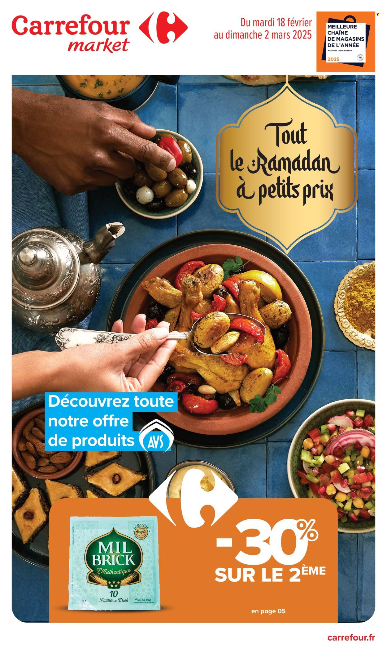 Catalogue Carrefour Market - 18/02/2025 - 02/03/2025. Page 1