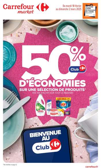 Catalogue Carrefour Market - 18/02/2025 - 02/03/2025.