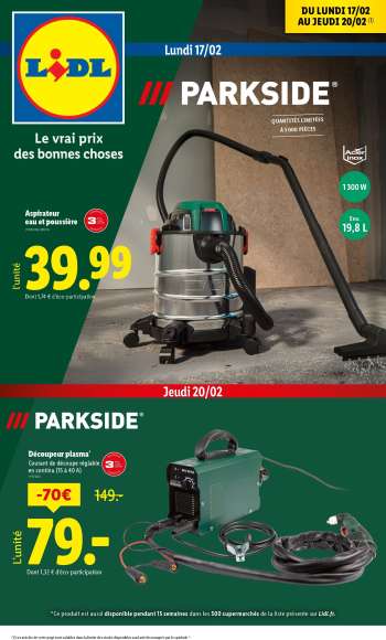 Catalogue Lidl - 17/02/2025 - 20/02/2025.
