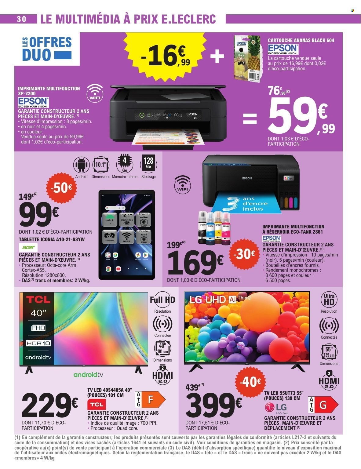 Catalogue E.Leclerc - 18/02/2025 - 01/03/2025. Page 30