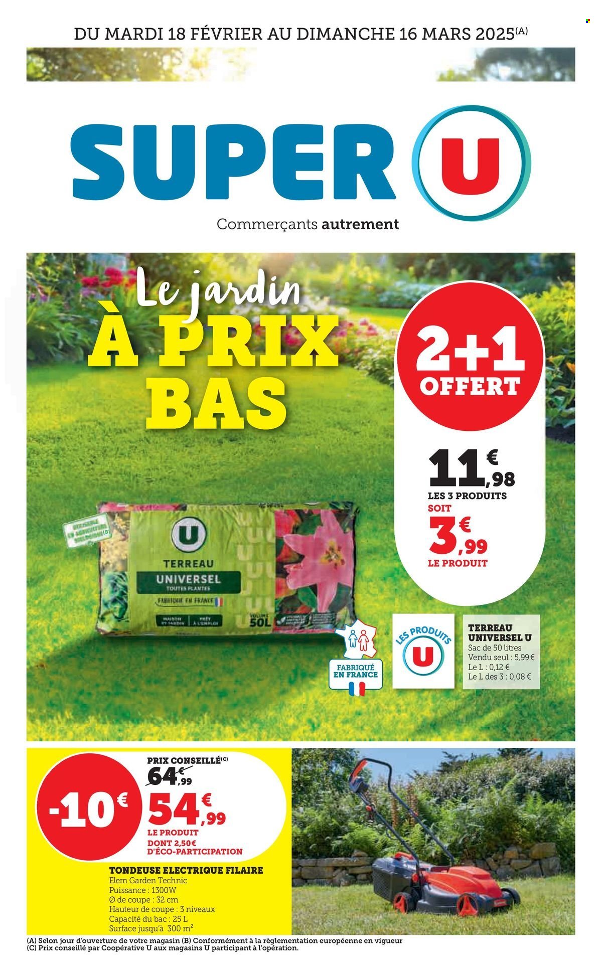 Catalogue SUPER U - 18/02/2025 - 16/03/2025. Page 1
