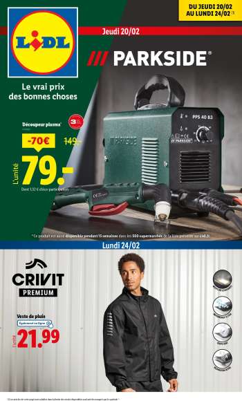 Catalogue Lidl - 20/02/2025 - 24/02/2025.