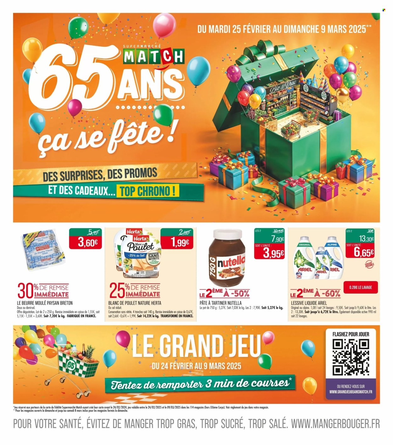 Catalogue Supermarché Match - 25/02/2025 - 09/03/2025. Page 1