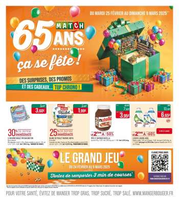 Catalogue Supermarché Match - 25/02/2025 - 09/03/2025.