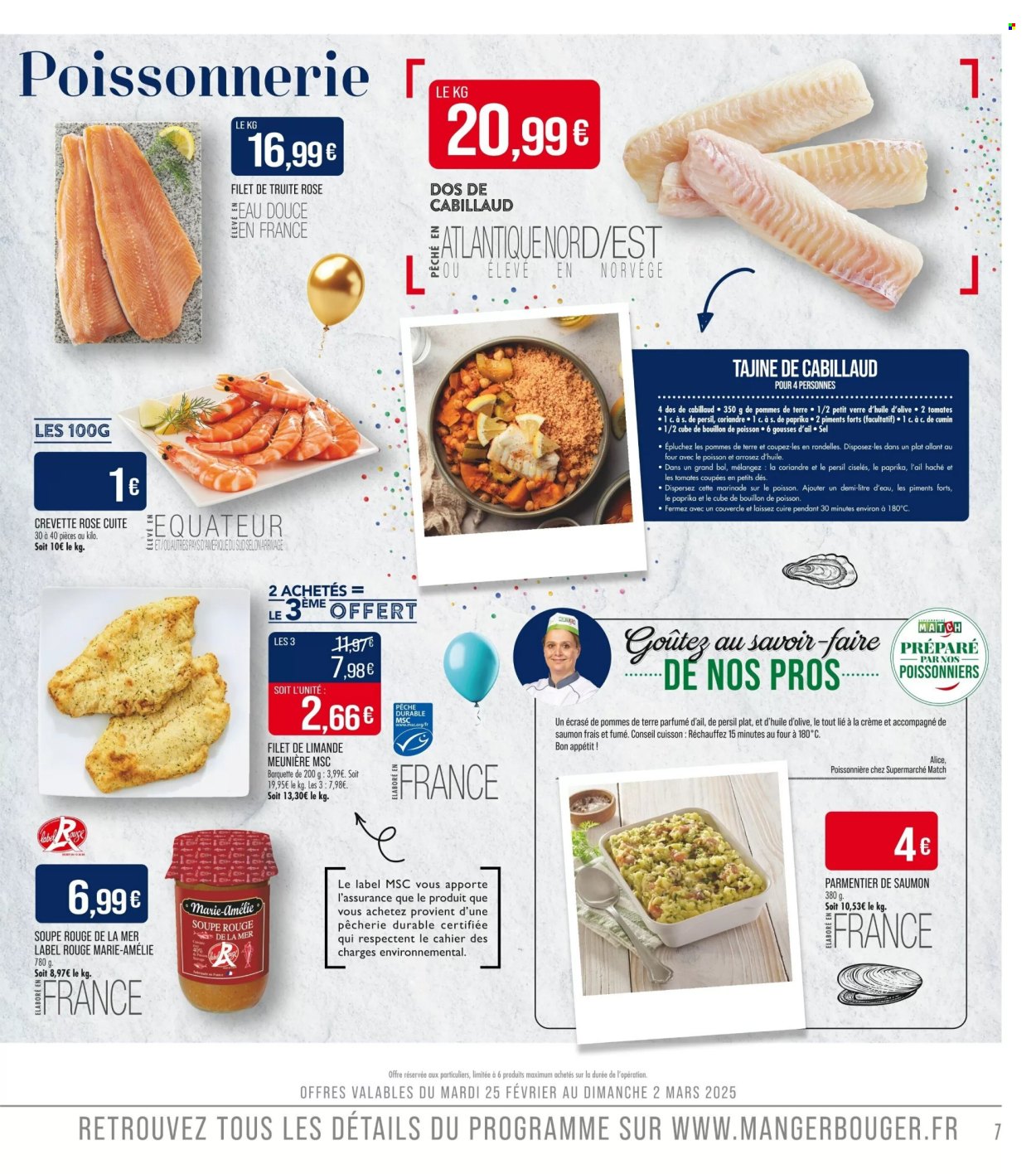 Catalogue Supermarché Match - 25/02/2025 - 09/03/2025. Page 7