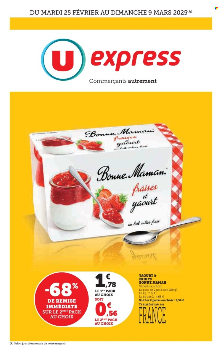 Catalogue U express - 25/02/2025 - 09/03/2025. Page 1