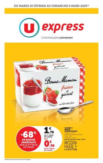 Catalogue U express - 25/02/2025 - 09/03/2025.