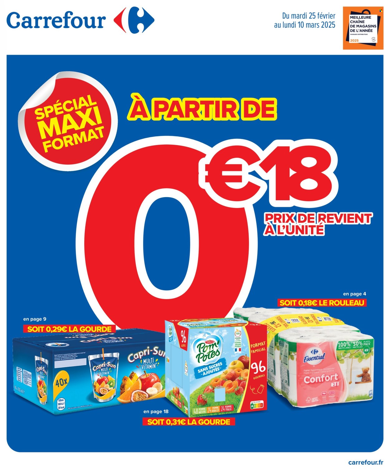 Catalogue Carrefour Hypermarchés - 25/02/2025 - 10/03/2025. Page 1