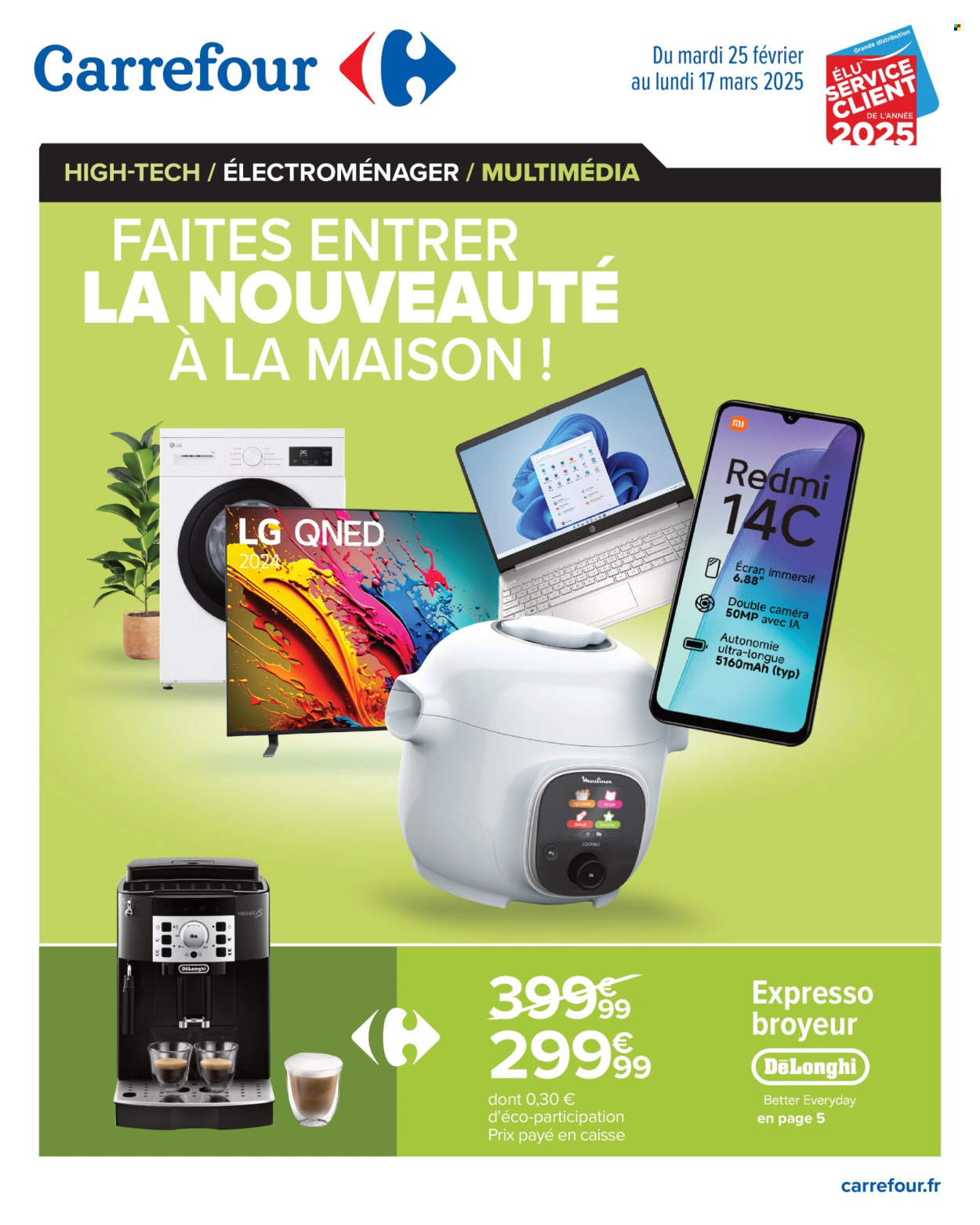Catalogue Carrefour Hypermarchés - 25/02/2025 - 17/03/2025. Page 1