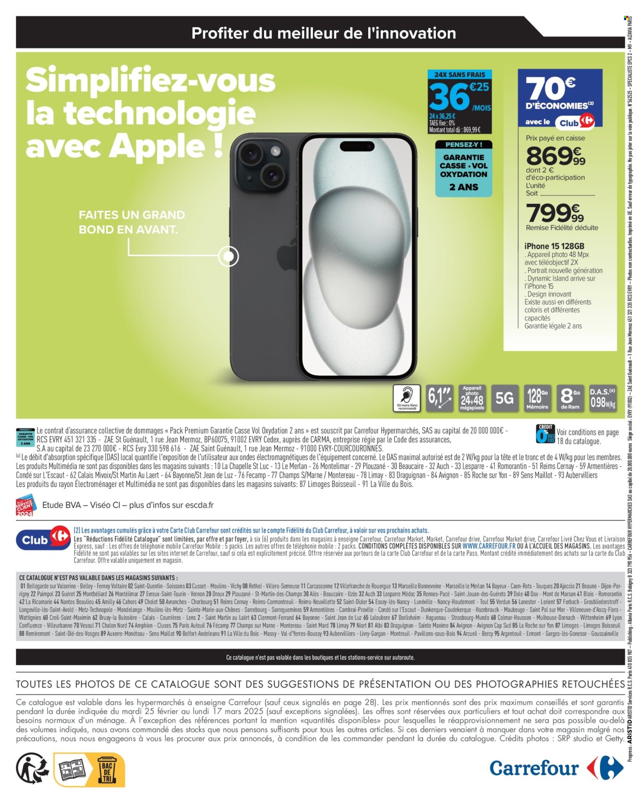 Catalogue Carrefour Hypermarchés - 25/02/2025 - 17/03/2025. Page 2