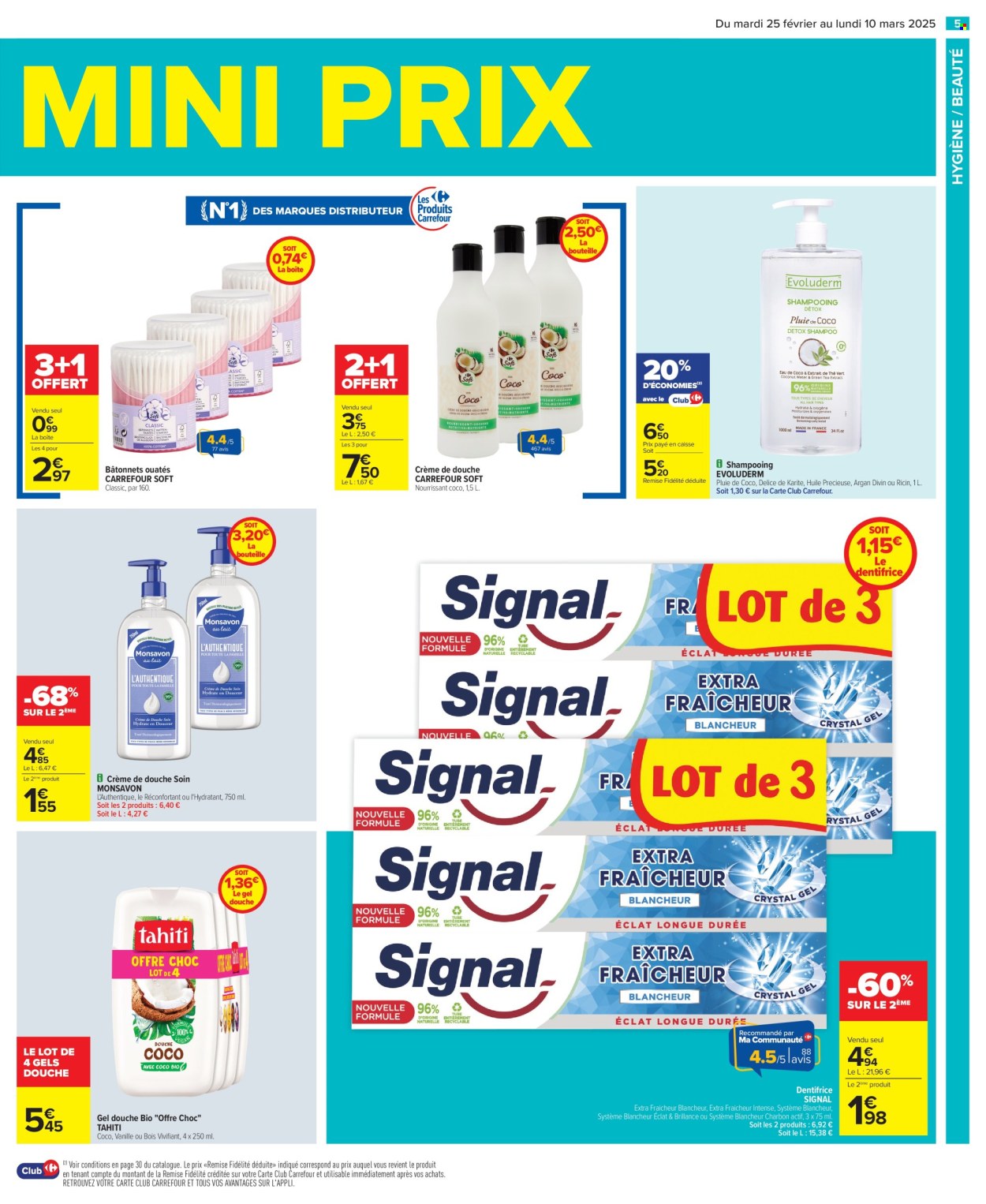 Catalogue Carrefour Hypermarchés - 25/02/2025 - 10/03/2025. Page 7