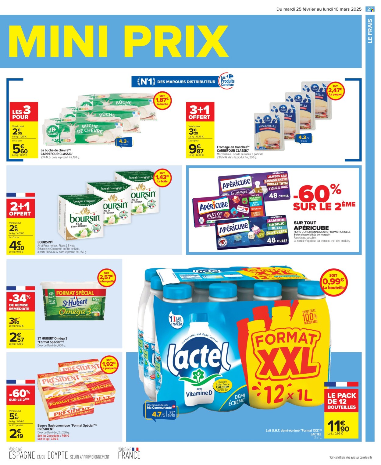 Catalogue Carrefour Hypermarchés - 25/02/2025 - 10/03/2025. Page 25