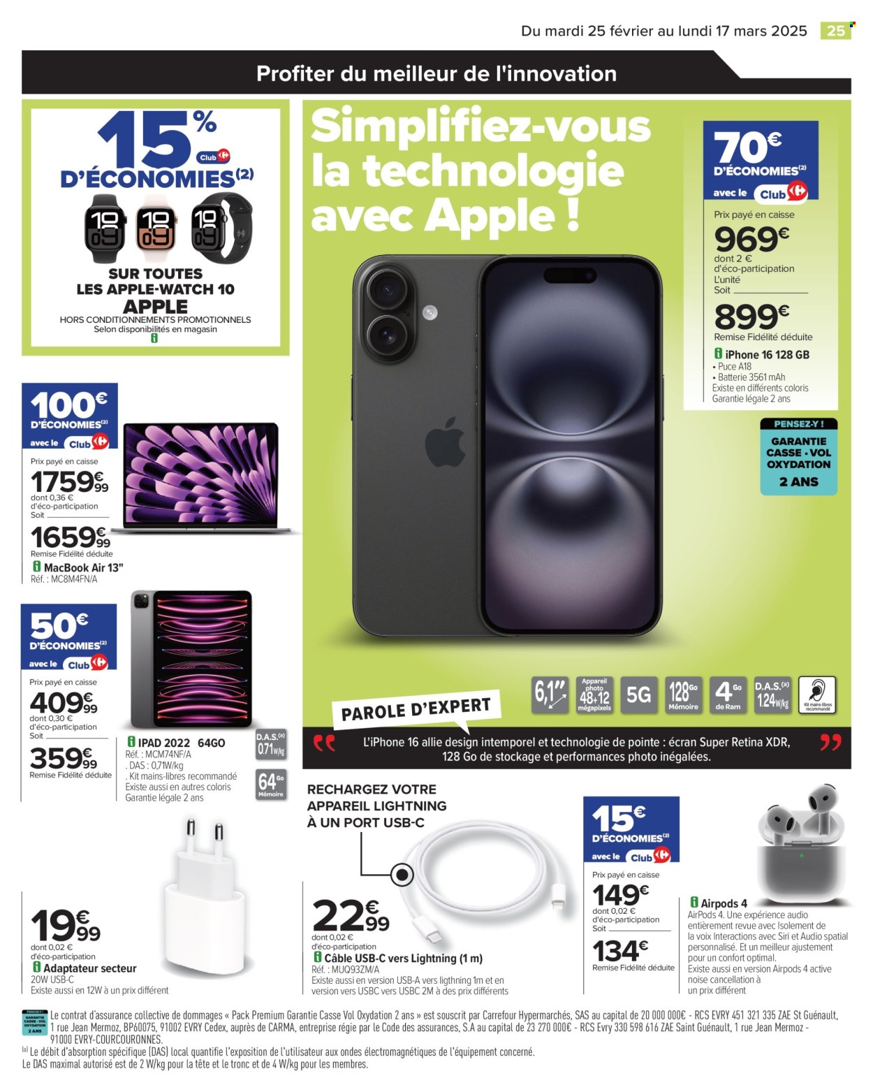 Catalogue Carrefour Hypermarchés - 25/02/2025 - 17/03/2025. Page 27