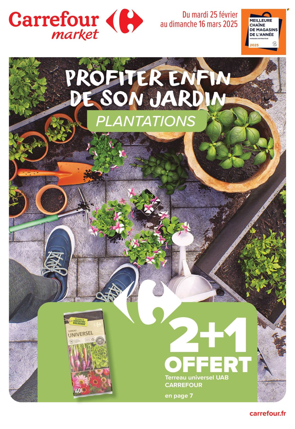 Catalogue Carrefour Market - 25/02/2025 - 16/03/2025. Page 1