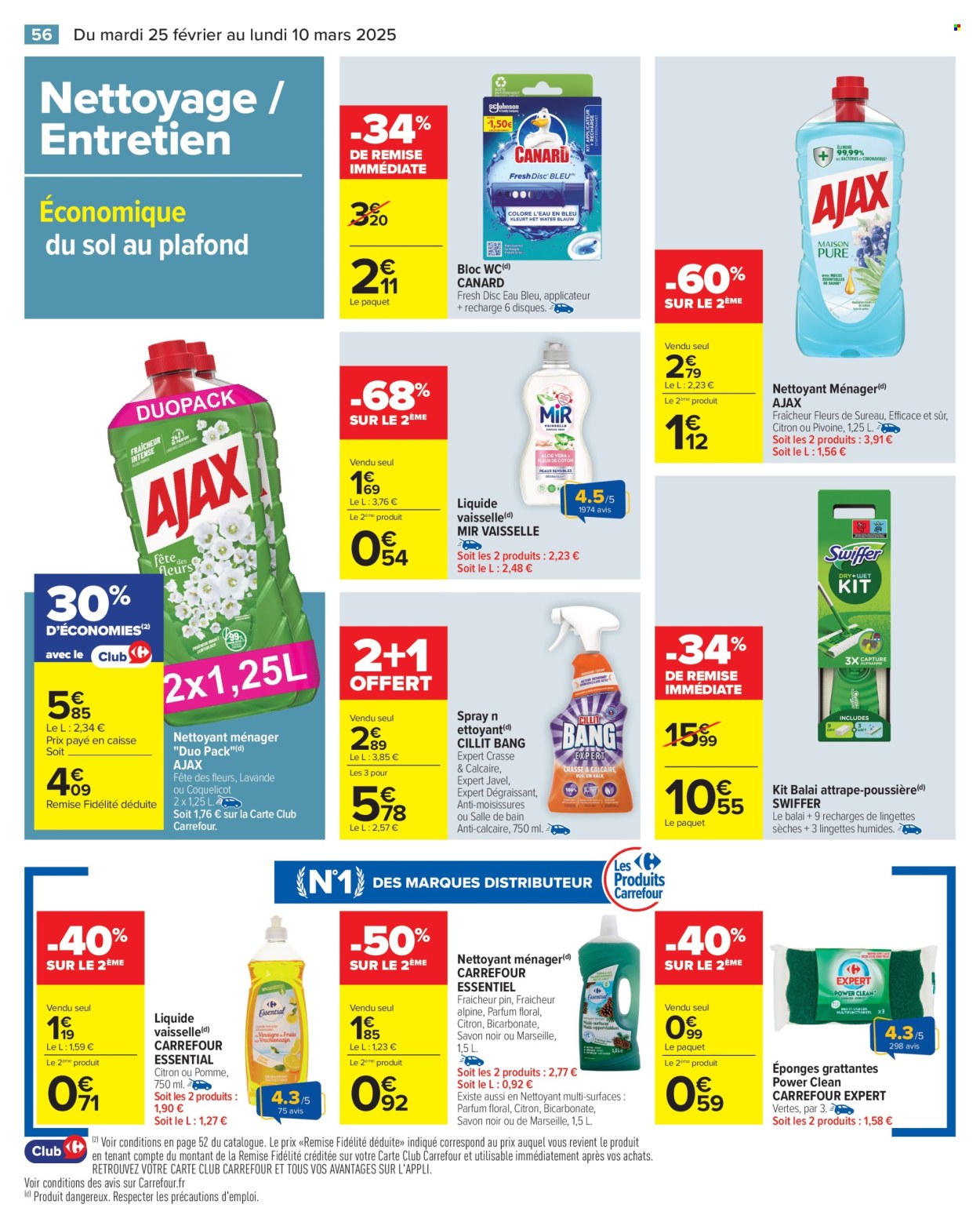 Catalogue Carrefour Hypermarchés - 25/02/2025 - 10/03/2025. Page 58