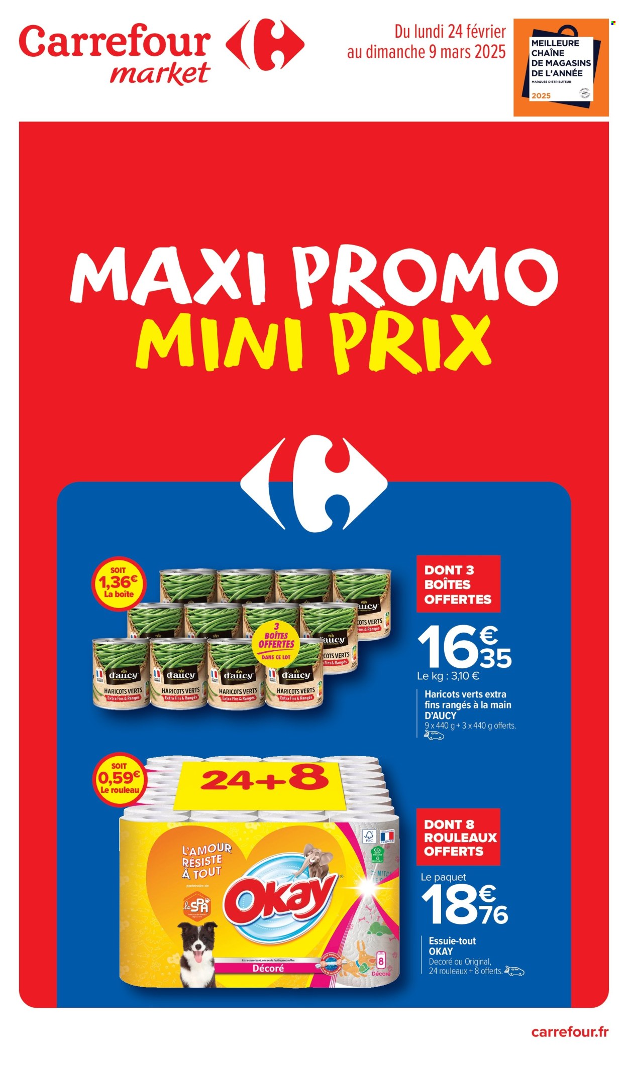 Catalogue Carrefour Market - 24/02/2025 - 09/03/2025. Page 1