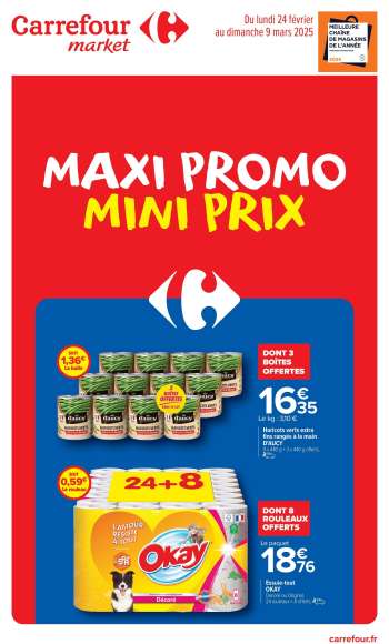 Catalogue Carrefour Market - 24/02/2025 - 09/03/2025.