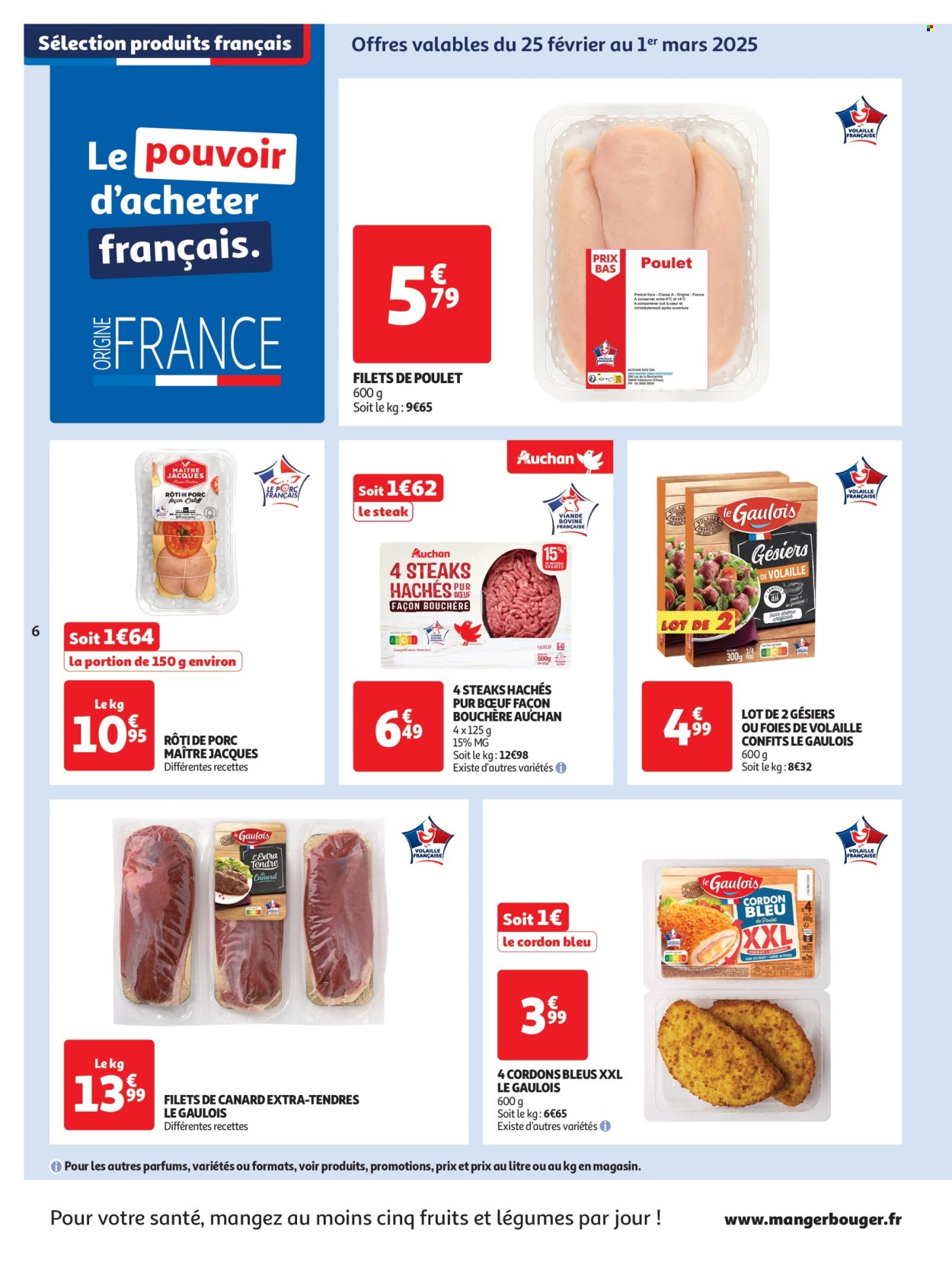 Catalogue Auchan - 25/02/2025 - 08/03/2025. Page 6