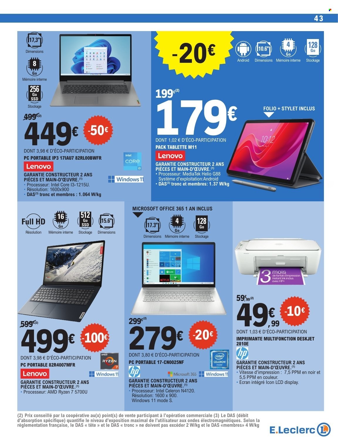 Catalogue E.Leclerc - 25/02/2025 - 08/03/2025. Page 43