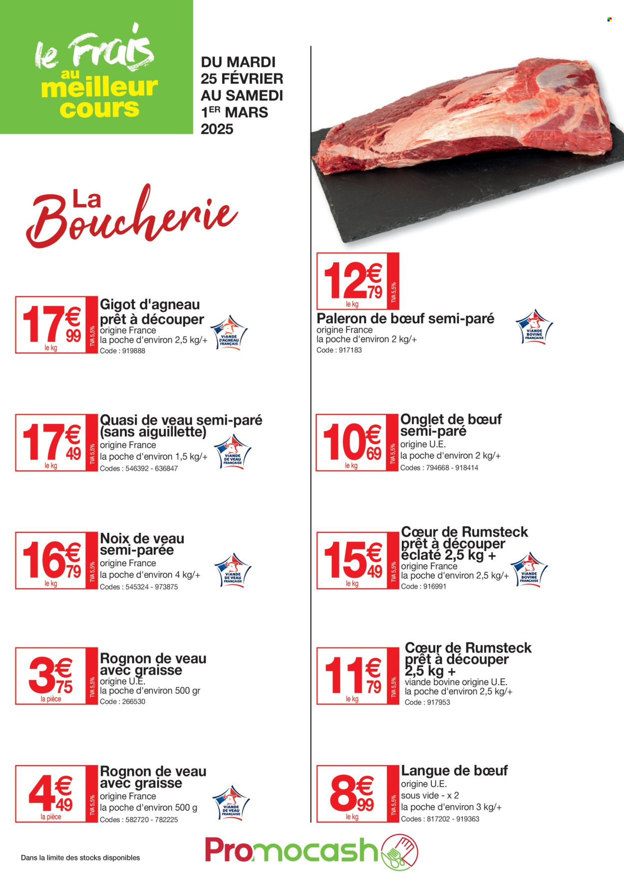 Catalogue Promocash - 25/02/2025 - 01/03/2025. Page 1
