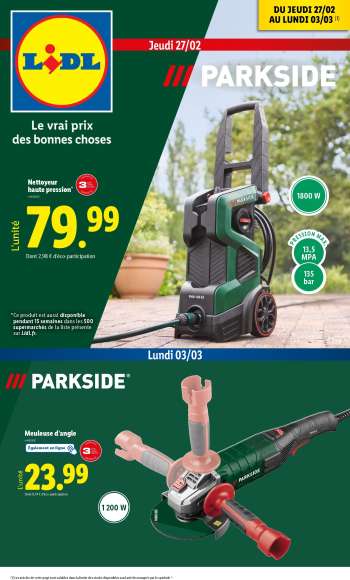 Catalogue Lidl - 27/02/2025 - 03/03/2025.