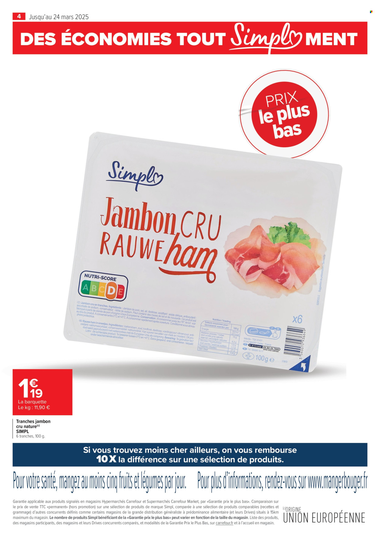 Catalogue Carrefour Market - 25/02/2025 - 24/03/2025. Page 4