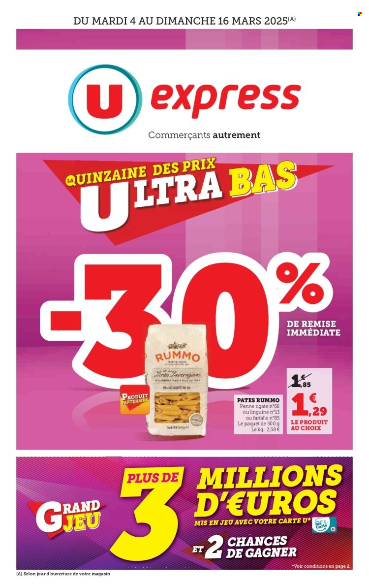 Catalogue U express - 04/03/2025 - 16/03/2025. Page 1