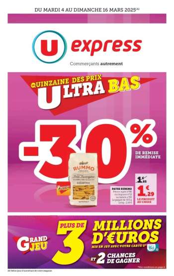 Catalogue U express - 04/03/2025 - 16/03/2025.
