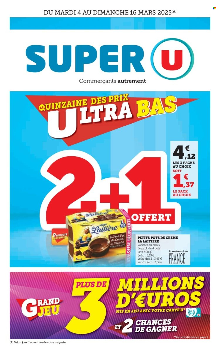 Catalogue SUPER U - 04/03/2025 - 16/03/2025. Page 1